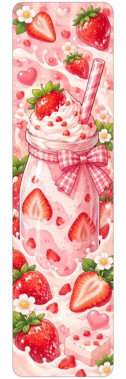 Клубнично молочный kawaii — превью закладки