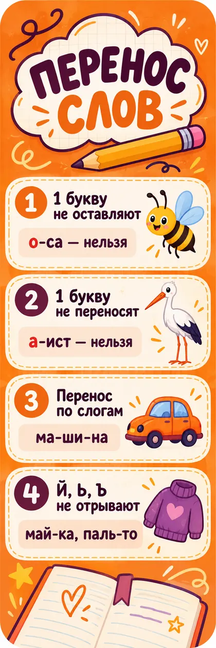 Правила переноса — превью закладки